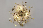 Бра Crystal Lux GARDEN AP-PL3 D400 GOLD — фото 2