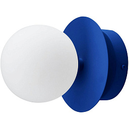 694109 Globen Lighting Art Deco Настенный/потолочный светильник, синий/белый