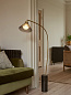 Торшер Heathfield Daisy FL-DAIS-SBRS-SMOK-BLK-STD — фото 2