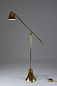 Equilibrium-VIII Contemporary Brass Floor Lamp торшер Jonathan Amar Studio Equilibrium-VIII