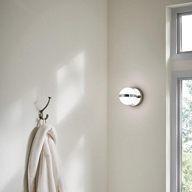 настенный светильник с полированным никелем и LED