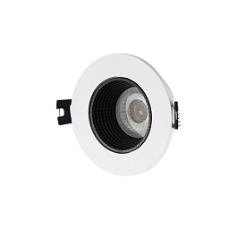DK3061-WH+BK Denkirs Rodvig встраиваемый точечный светильник круглый