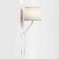1479002 Arbor Plug-In Astro lighting настенный светильник матовый белый / белая ткань — фото 3