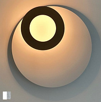 VERA PARETE/SOFFITTO 16,8W 220V 2700K  BIANCO-ALLUMINIO SATI