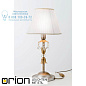 Настольная лампа Orion Miramare LA 4-1164/1 silber-gold/Schirm weiss