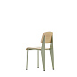 4055737141683 Standard Vitra Стул обеденный серый с деревянным сиденьем — фото 1
