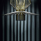 FN1690073L_71 Foscarini Allegro Assai SP LED люстра с диммером золото — фото 3