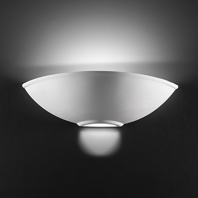 настенный светильник полусферический с направлением света вверх-вниз