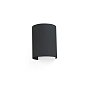66408 COTTON Round black wall lamp настенный светильник Faro barcelona — фото 1