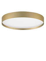 Triac Dimmable Brushed Gold Metal, Aluminium & Acrylic LED 37 Watt 220-240Volt 3555Lm IP20 2700 + 3000K Dip Switch D: 40 H: 8.5 cm