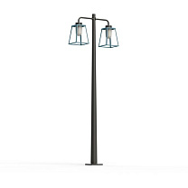 Lampiok 2 N° 5; Frosted glass E27 52W; Blue