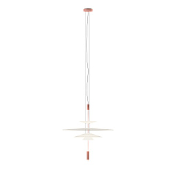 155067/1B Vibia Flamingo подвесной светильник с дисковыми плафонами из меди
