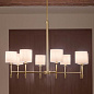 Ali 38.5" 8 Light Chandelier Brushed Natural Brass люстра 52502BNB Kichler