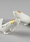 Фарфоровый аксессуар с карпами кои Koi Lladro, золотой люстр 01009461 — фото 2