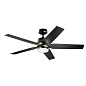 52" Maeve Fan Satin Black люстра-вентилятор 300059SBK Kichler — фото 2