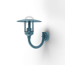 Newpark N° 1; Clear glass E27 105W; Blue