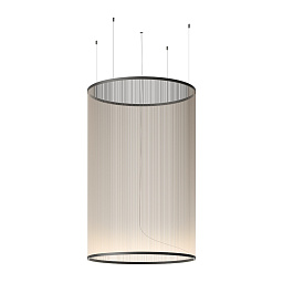 184524/13_10 Vibia Array подвесной светильник бежевый с вытянутым плафоном