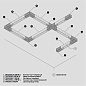 TRA005CX-31B Maytoni Accessories for tracks Trinity Комплектующие для систем освещения с токоведущими элементами Черный — фото 7