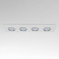 BRIR4WWC13EN0 Lumen Center Brick Lineare 4 PL прямоугольный потолочный светильник белый; хром — фото 1