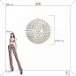 9027-127 Gold Loft it Raimond подвесной светильник 0.3W 7800lm 3000K — фото 4