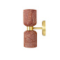 MLCMWL007 Mullan двойное настенное бра Sakura, Red Iron и латунь, 31 см, IP20 — фото 1