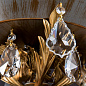 DL 7-612/3 silber-gold Miramare Orion потолочная хрустальная люстра — фото 5
