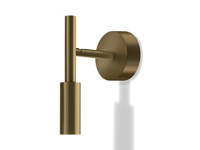 настенный светильник с цилиндрическим плафоном на коротком кронштейне