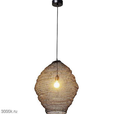 54112 Подвесной светильник Cocoon черный Ø45см Kare Design