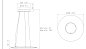 Подвесной светильник Iris Pendant Horizontal 60 DCW éditions, белый, белый потолочный стакан IRIS PH 60 2700K — фото 2