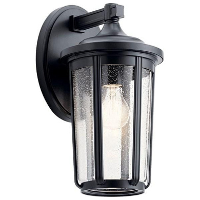 Fairfield 14.5" 1 Light Wall Light Black уличный настенный светильник 49893BK Kichler