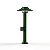 Kerlouan N° 3; Polycarbonate E27 105W Plug; British green