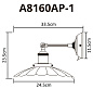 Бра Arte Lamp ASTI A8160AP-1WH — фото 2