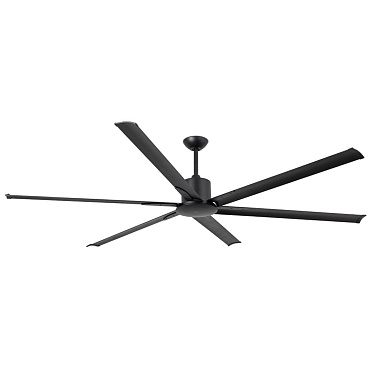 33414A Faro ANDROS XL Black ceiling fan with DC motor  матовый черный