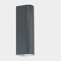 Wall fixture IP65 Max Double Emission LED 17.8W 3000K CASAMBI Urban grey 1038lm