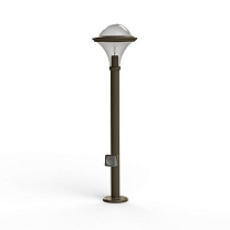 Dallas N° 8; Smoked polycarbonate E27 75W Plug; Sandstone