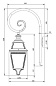 149003072 Roger Pradier Place des Vosges APPLIQUE 3 N°3 LAITON BRUT 072 Накладное бра — фото 1