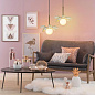 10213/A Black Loft it Monro подвесной светильник, 20Вт, золото;черный — фото 4
