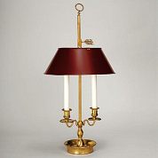 TM0051.RE.BC Montparnasse Bouillotte 2 Lights, Red Shade.