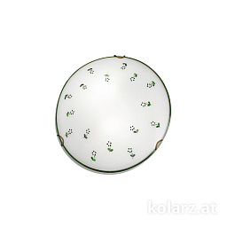 731.11LED.4.21 Kolarz Moon потолочный светильник состаренная латунь с одним плафоном