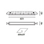 BX83 Laser Blade InOut iGuzzini Recessed rectangular ceiling-mounted IP65 luminaire, compact body, Neutral White LEDs, DALI Wide Flood optic.