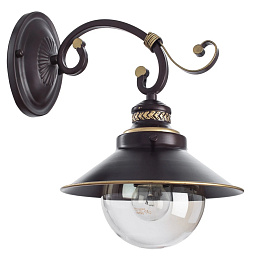 A4577AP-1CK Arte Lamp GRAZIOSO настенное бра с тканевым абажуром на круглой основе