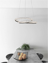 Traic Dimmable Sandy Black Aluminiun & Acrylic LED 45 Watt 220-240 Volt 2800Lm 3000K IP20 D: 48 H: 120 cm