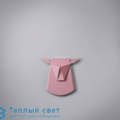 DEAR HEAD настенный светильник Popup Lighting DEAR HEAD PINK