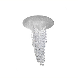 Kolarz Fonte di luce 5315.10152.940 точечный светильник сусальное серебро ø25cm высота 34cm 1 лампа cветодиодная лампа с регулировкой яркости
