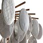 Люстра Arteriors Tiffany, дымчатое стекло и античная латунь — фото 5