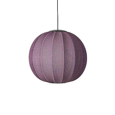 KW60 BU LED Knit-Wit Made By Hand Подвес Ø60 с бордовым плетёным абажуром LED
