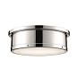 Serca 18" 3 Light Flush Mount Polished Nickel  потолочный светильник 52541PN Kichler — фото 6