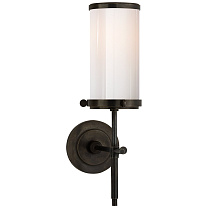 Bryant Bath Sconce бронза с белым стеклом