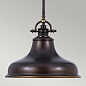 Подвесной светильник Emery Quoizel QZ-EMERY-P-M-PN бронза palladian — фото 1