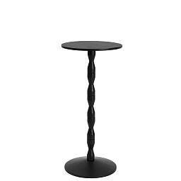 2811-1000 Design Stockholm House Pedestal Приставной столик на изящной ножке чёрного цвета